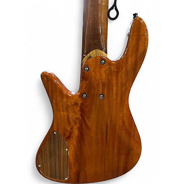 Used Leones Krugeri Custom 5 Trans Green Electric Bass Guitar