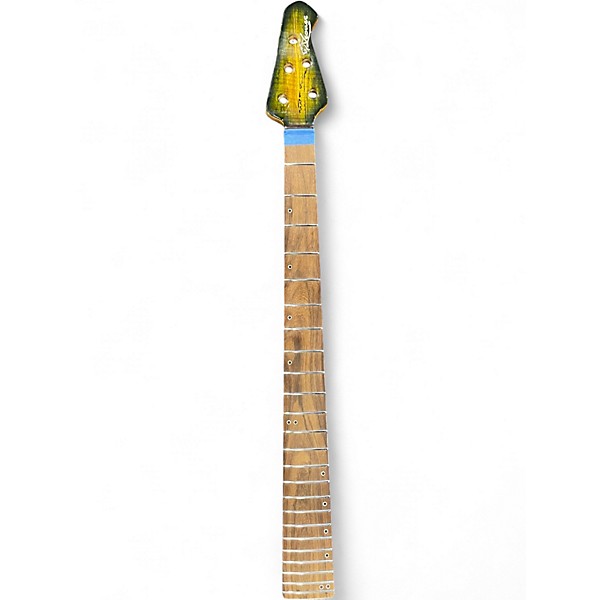 Used Leones Krugeri Custom 5 Trans Green Electric Bass Guitar