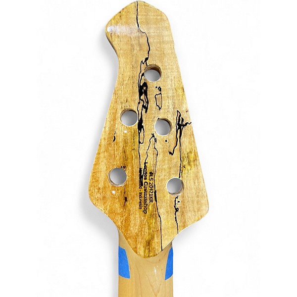 Used Leones Krugeri Custom 5 Trans Green Electric Bass Guitar