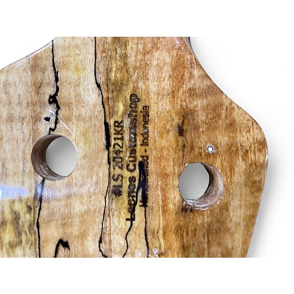 Used Leones Krugeri Custom 5 Trans Green Electric Bass Guitar