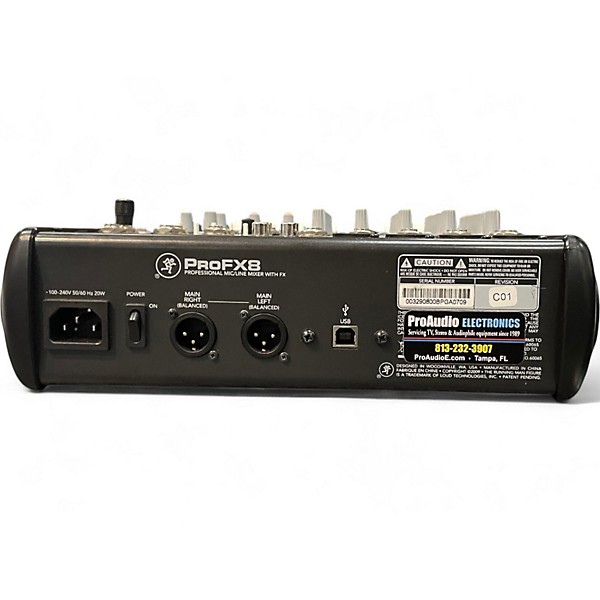 Used Mackie PROFX8 Unpowered Mixer
