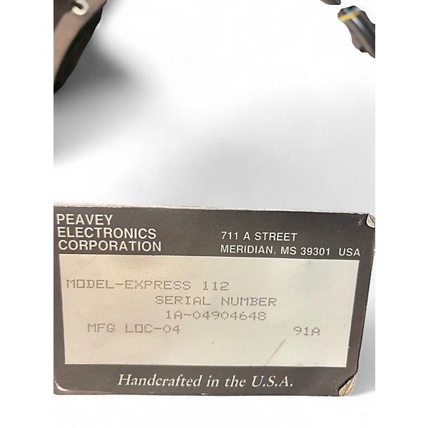 Used Peavey Express 112 Guitar Combo Amp