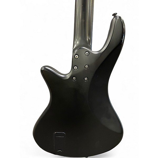 Used Schecter Guitar Research STILETTO STEALTH 4 Black Electric Bass Guitar