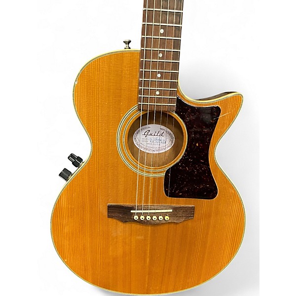 Vintage 1989 Guild Songbird Natural Birch Acoustic Electric Guitar