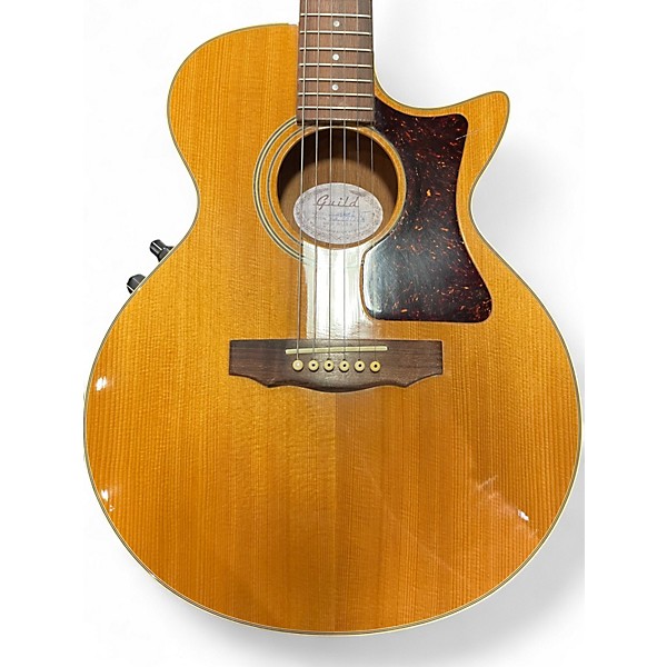 Vintage 1989 Guild Songbird Natural Birch Acoustic Electric Guitar