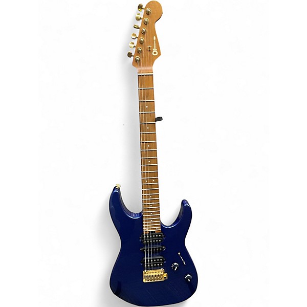 Used Charvel Pro-Mod DK24 HSH 2PT CM Mystic Blue Solid Body Electric Guitar