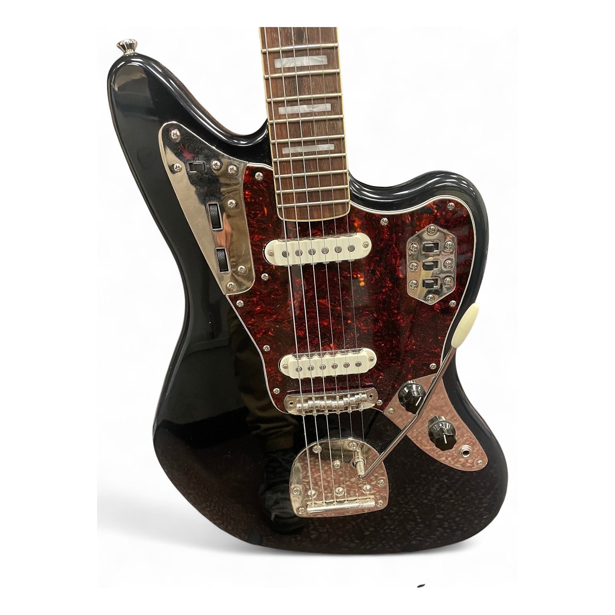 Used Squier JAGUAR CLASSIC VIBE 70'S Black Solid Body Electric