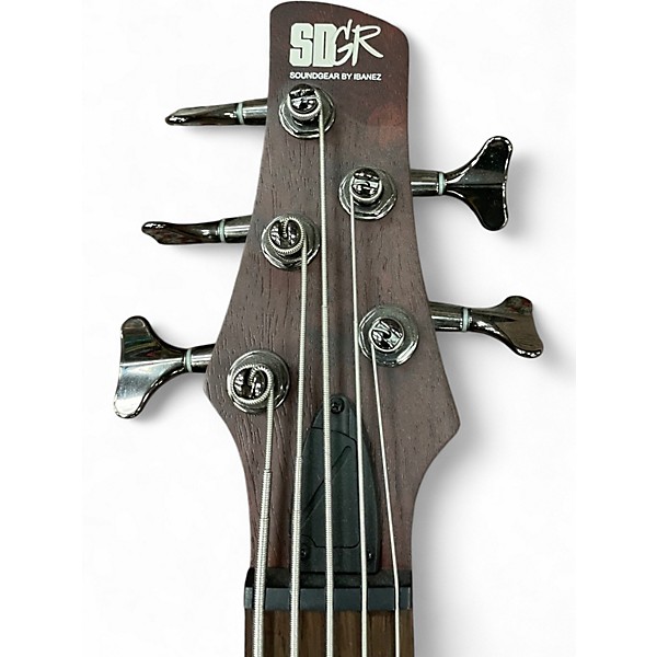 Used Ibanez SR505 5 String Walnut Electric Bass Guitar