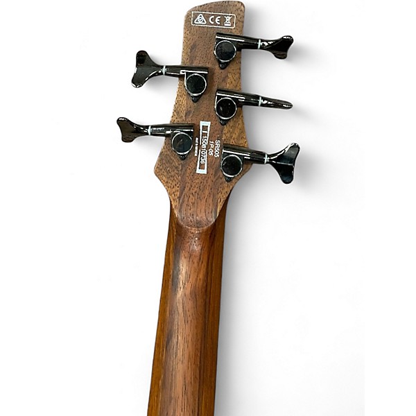Used Ibanez SR505 5 String Walnut Electric Bass Guitar