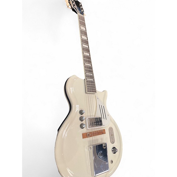 Used Supro  1571VDW Alpine White Solid Body Electric Guitar