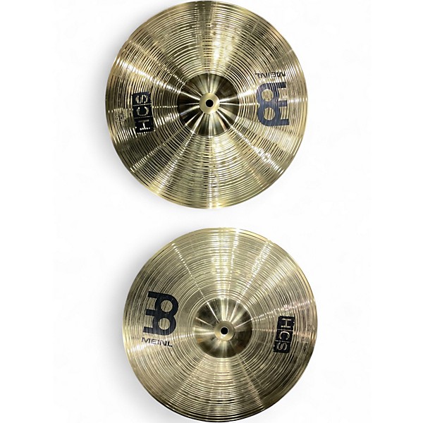 Used MEINL 14in HCS Hi Hat Pair Cymbal