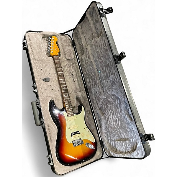 Used 2022 Fender American Ultra Stratocaster HSS Ultraburst Solid Body Electric Guitar