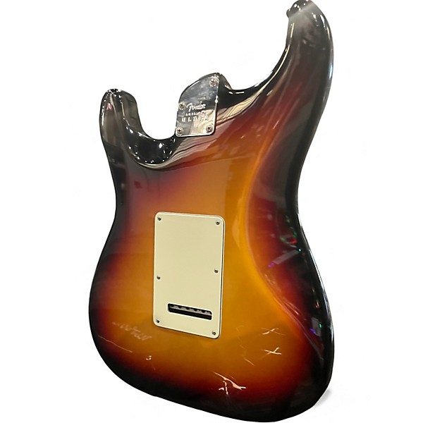 Used 2022 Fender American Ultra Stratocaster HSS Ultraburst Solid Body Electric Guitar
