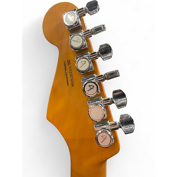 Used 2022 Fender American Ultra Stratocaster HSS Ultraburst Solid Body Electric Guitar