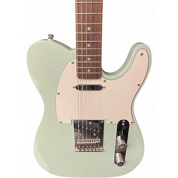 Used Squier Bullet Telecaster Surf Green Solid Body Electric Guitar