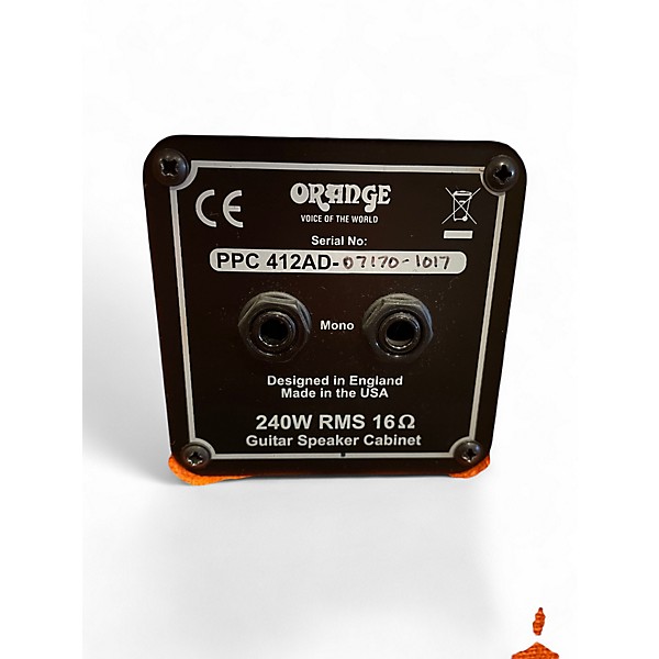 Used Orange Amplifiers PPC412AD 4x12 cab Guitar Cabinet