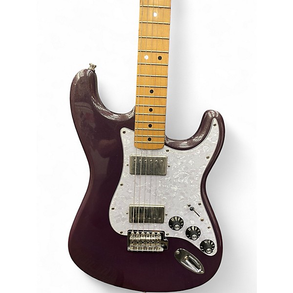 Used Fender Standard Stratocaster HH Purple Sparkle Solid Body Electric Guitar