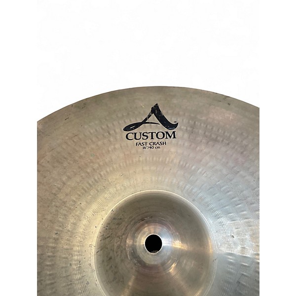 Used Zildjian 16in A Custom Fast Crash Cymbal