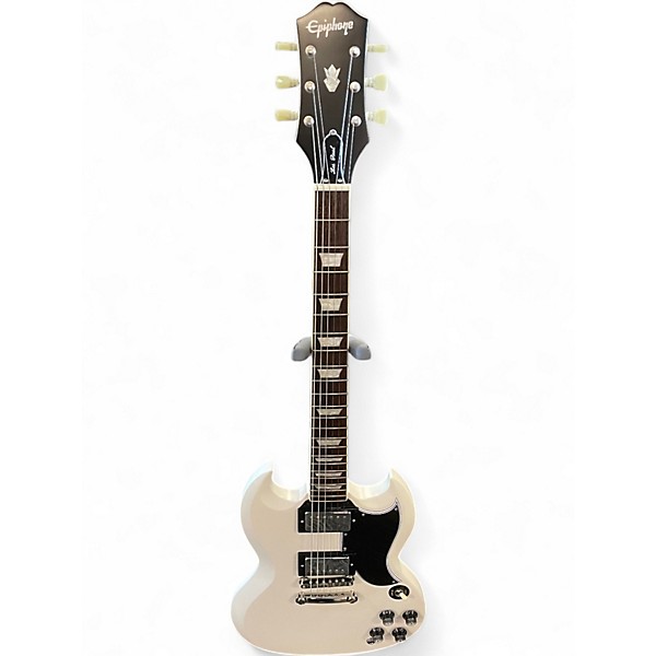 Used Epiphone INSPIRED BY GIBSON SG 61' White Solid Body Electric Guitar