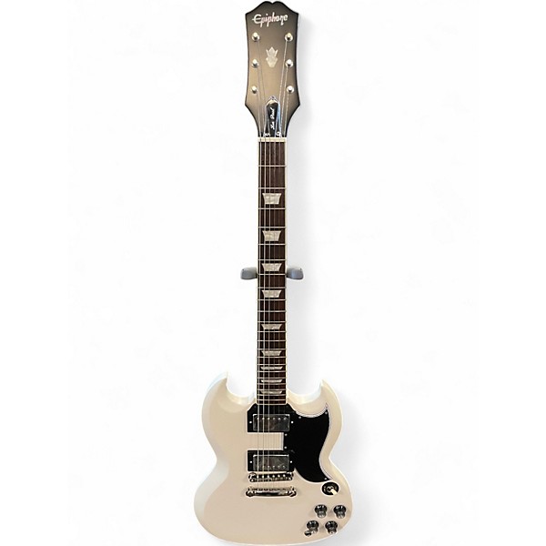 Used Epiphone INSPIRED BY GIBSON SG 61' White Solid Body Electric Guitar