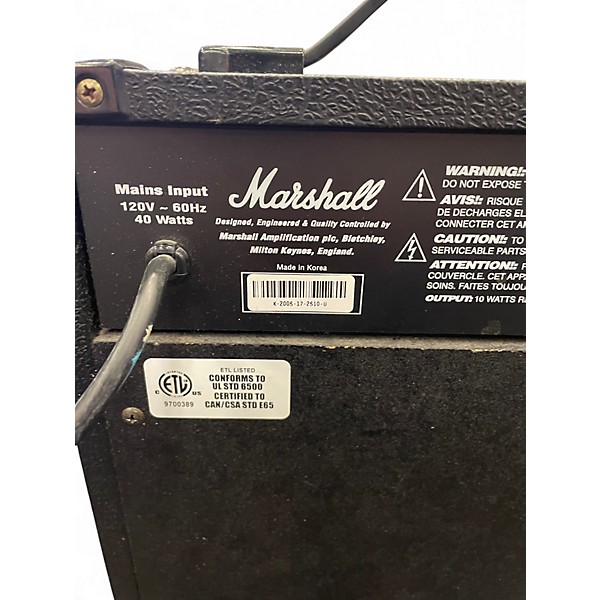 Used Marshall MG10CD 1X6.5 10W Guitar Combo Amp