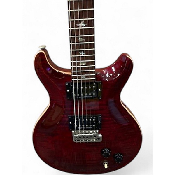 Used PRS Santana III Crimson Red Trans Solid Body Electric Guitar