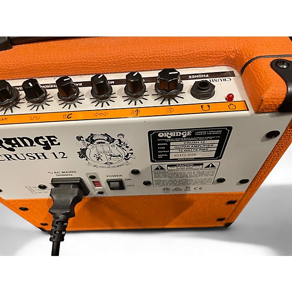 Used Orange Amplifiers Crush 12 Guitar Combo Amp