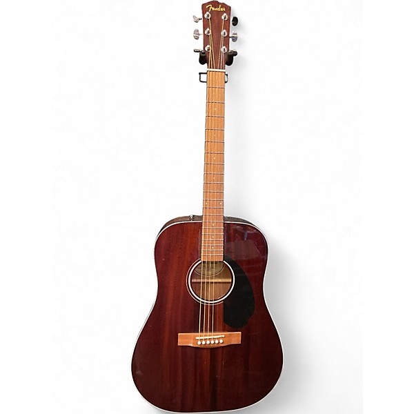 Used Fender CD-60S ALL MAH Natural Acoustic Guitar