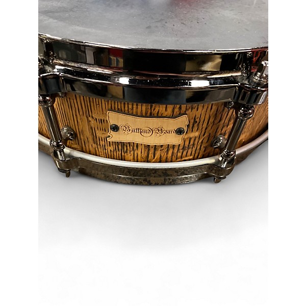 Used Bull And Board 4X13 Distressed Red Oak Custom Charred Oak Drum
