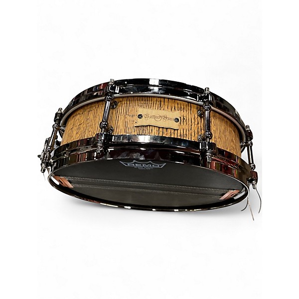 Used Bull And Board 4X13 Distressed Red Oak Custom Charred Oak Drum