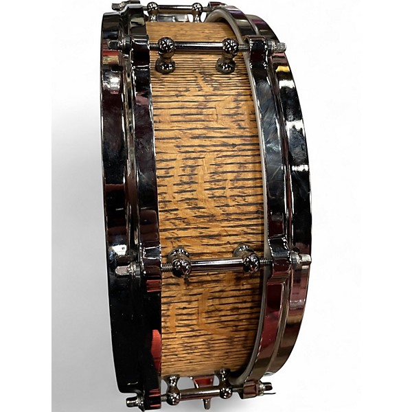 Used Bull And Board 4X13 Distressed Red Oak Custom Charred Oak Drum