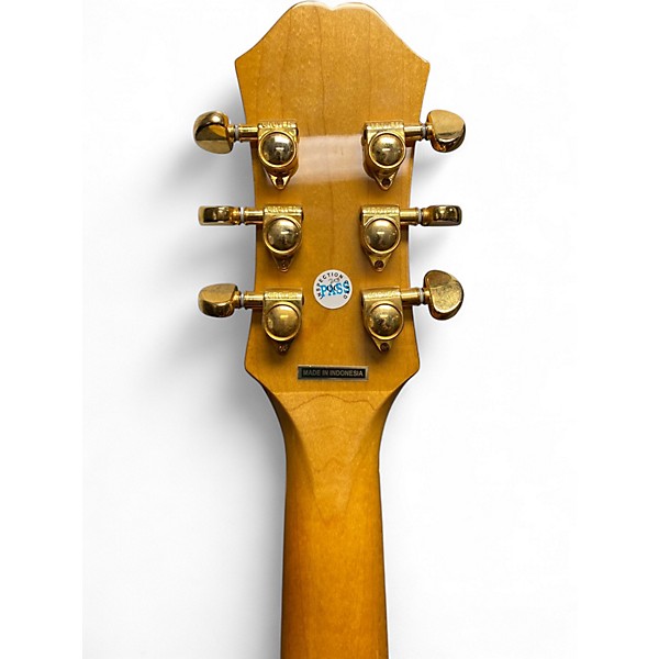 Used Epiphone J200EC STUDIO Natural Acoustic Electric Guitar