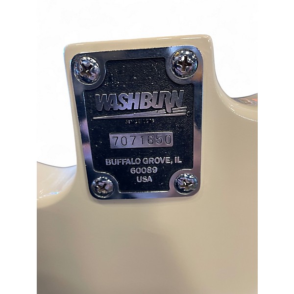 Used Washburn G-2V WHITE Solid Body Electric Guitar