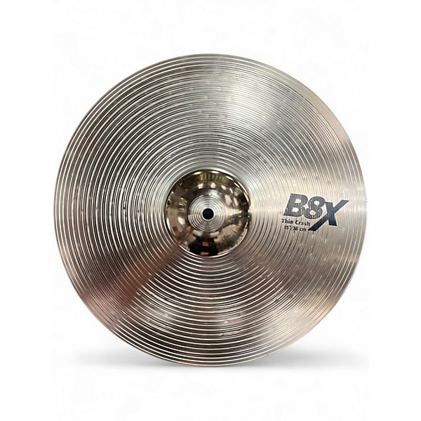 Used SABIAN 15in B8X THIN CRASH Cymbal