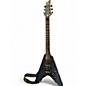 Used Schecter Guitar Research Damien V1 Black Solid Body Electric Guitar thumbnail