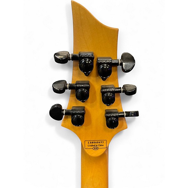 Used Schecter Guitar Research Damien V1 Black Solid Body Electric Guitar