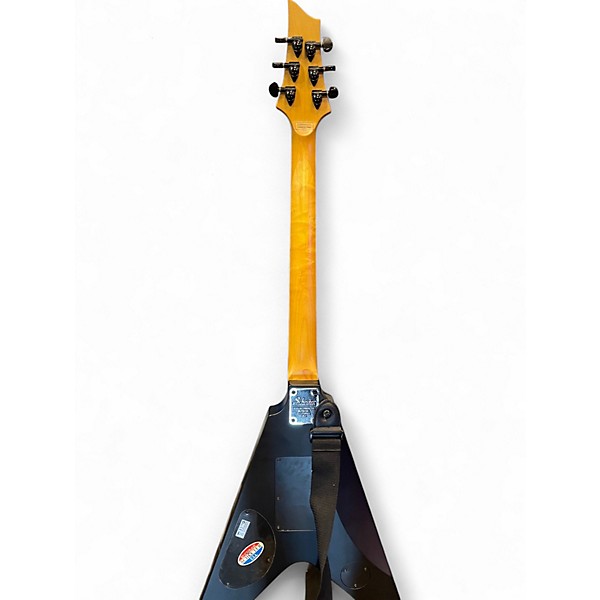 Used Schecter Guitar Research Damien V1 Black Solid Body Electric Guitar