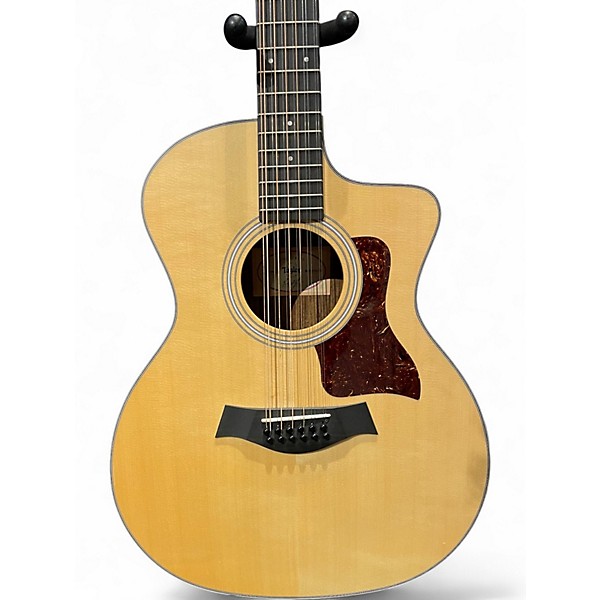 Used Taylor 254ce Natural Acoustic Electric Guitar