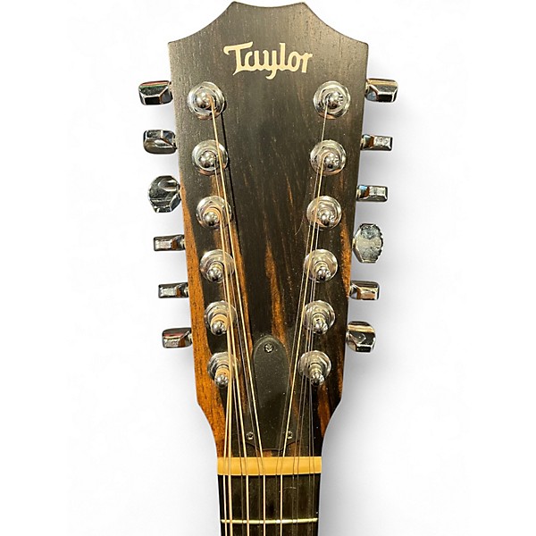 Used Taylor 254ce Natural Acoustic Electric Guitar
