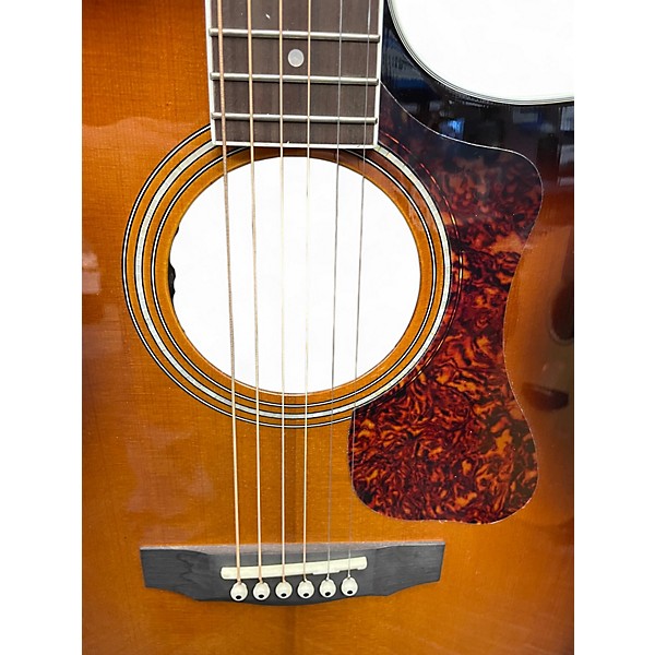 Used Guild F250CE Sunburst Acoustic Electric Guitar