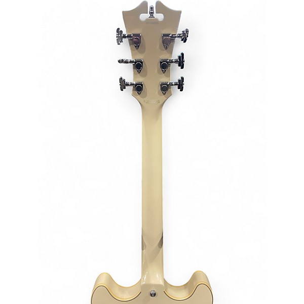 Used D'Angelico Premier Series DC WHITE SPARKLE Hollow Body Electric Guitar
