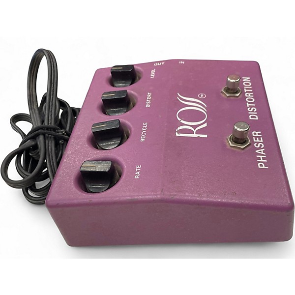 Used Ross PHASER/DISTORTION Effect Pedal