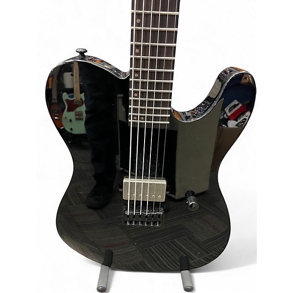 Used ESP LTD TE-201 Black Solid Body Electric Guitar