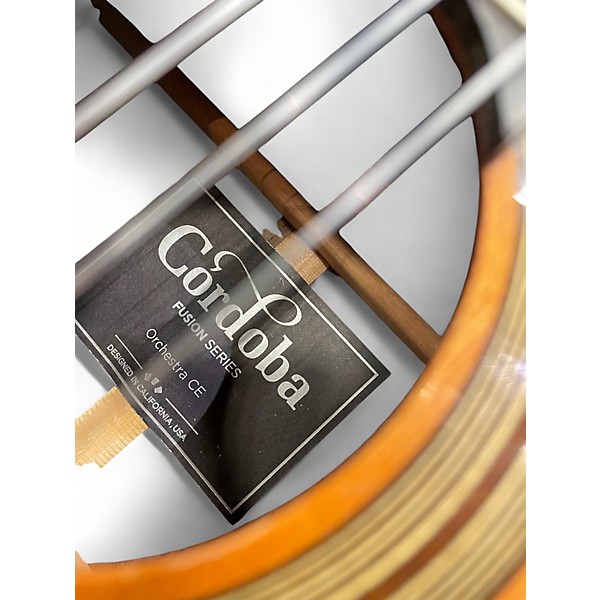 Used Cordoba Fusion Orchestra CE Natural Classical Acoustic Electric Guitar