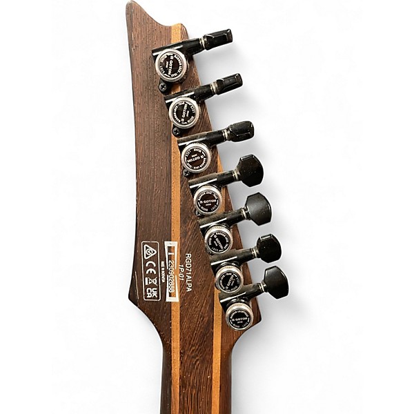 Used Ibanez rgd71 alpa Charcoal Solid Body Electric Guitar