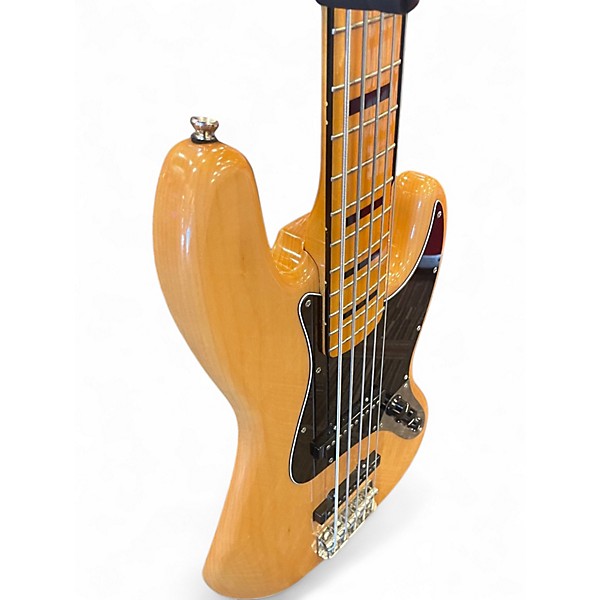 Used Squier Classic Vibe 70s Jazz Bass 5 Natural Electric Bass Guitar