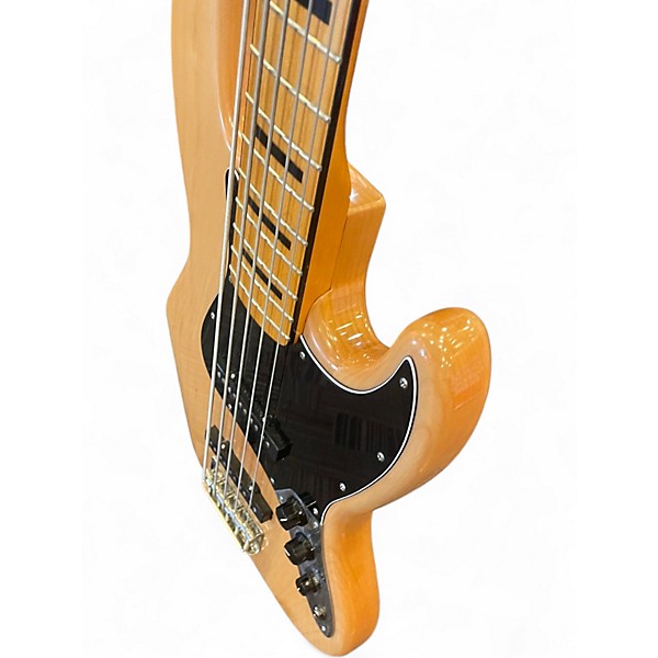 Used Squier Classic Vibe 70s Jazz Bass 5 Natural Electric Bass Guitar