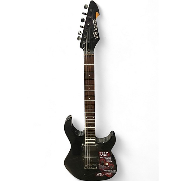 Used Peavey AT200 Auto Tune Black Solid Body Electric Guitar