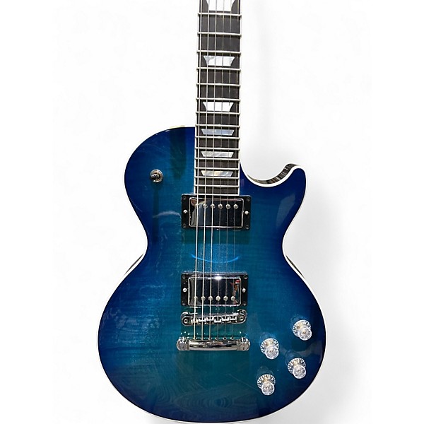 Used Gibson Les Paul Modern Figured Cobalt Burst Solid Body Electric Guitar