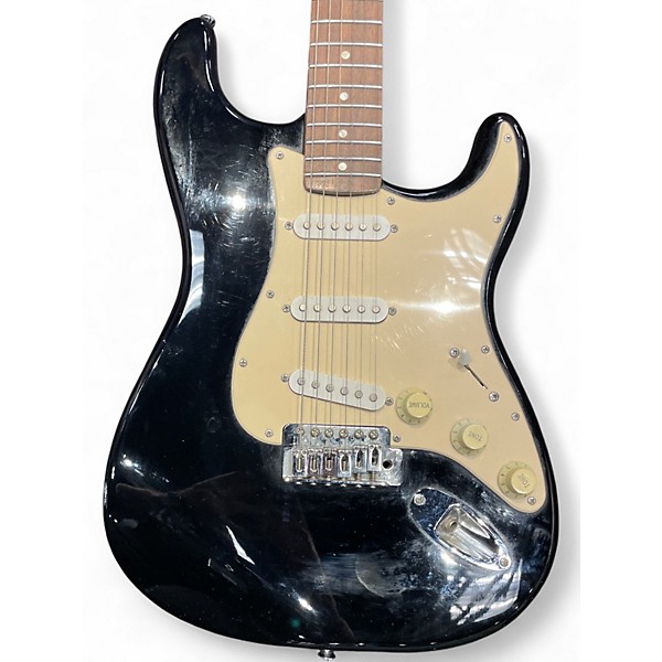 Used Squier Bullet Stratocaster Black Solid Body Electric Guitar
